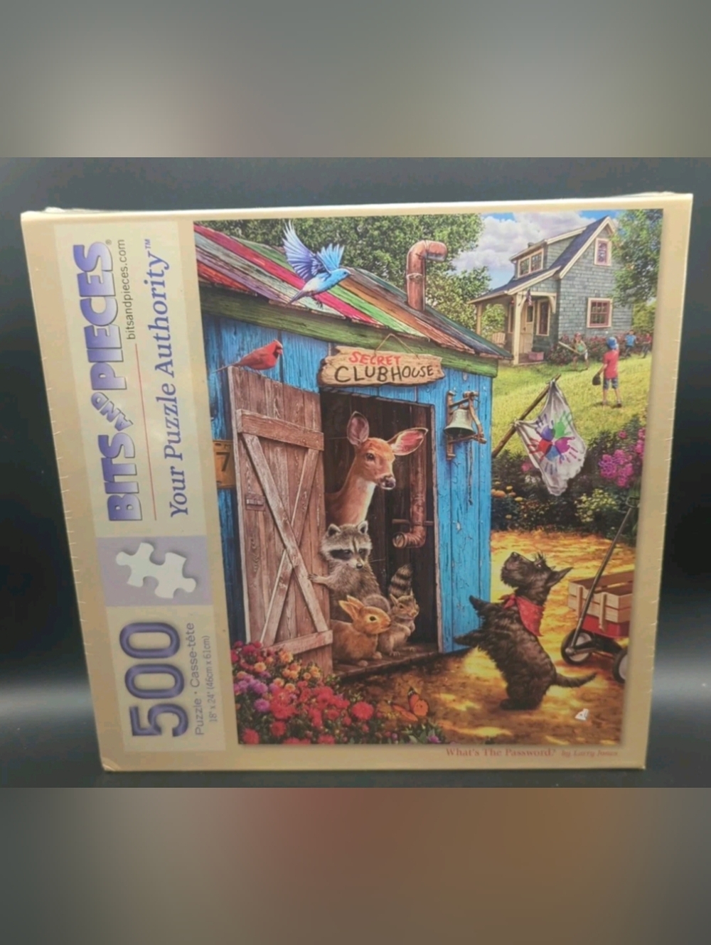 Bits And Pieces- What's The Password? Secret Clubhouse 500 Pieces Puzzle NEW